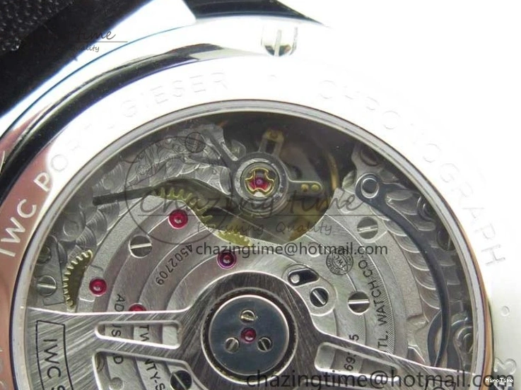 MIROTIME 0325 Portuguese Chrono IW371609 ZF 1:1 Best Edition Black Dial on Black Leather Strap A SmartChoice 7100